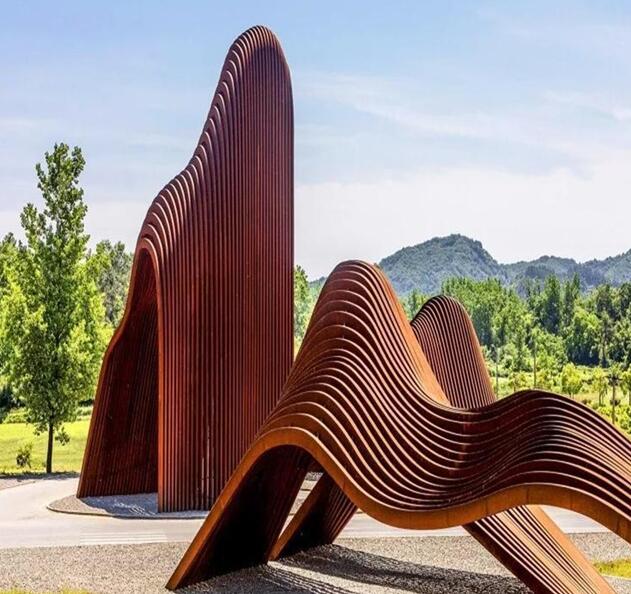 德惠锈钢板造型